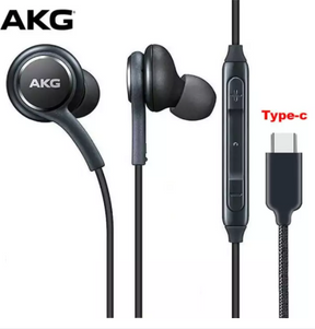 Оригинални Слушалки USB-C Samsung Handsfree EO-IC100BBEG AKG, Черен (Bulk)