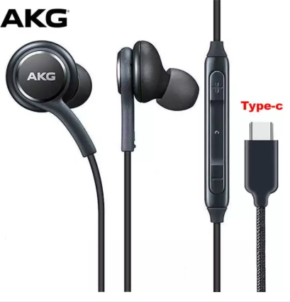 Оригинални Слушалки USB-C Samsung Handsfree EO-IC100BBEG AKG, Черен (Bulk)