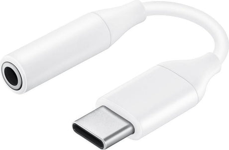 Оригинален Аудио Jack Преход/Адаптер, Samsung USB-C to Aux 3.5mm EE-UC10JUWE, Бял