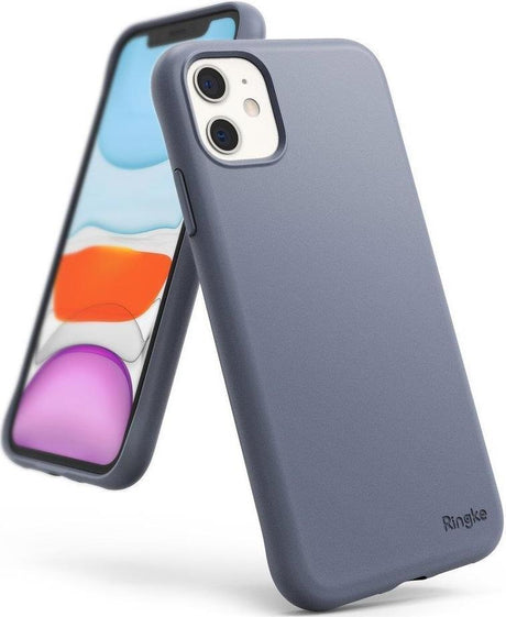 Противоударен Силиконов Калъф за iPhone 11, Ringke Air S Case Lavander, Лилав