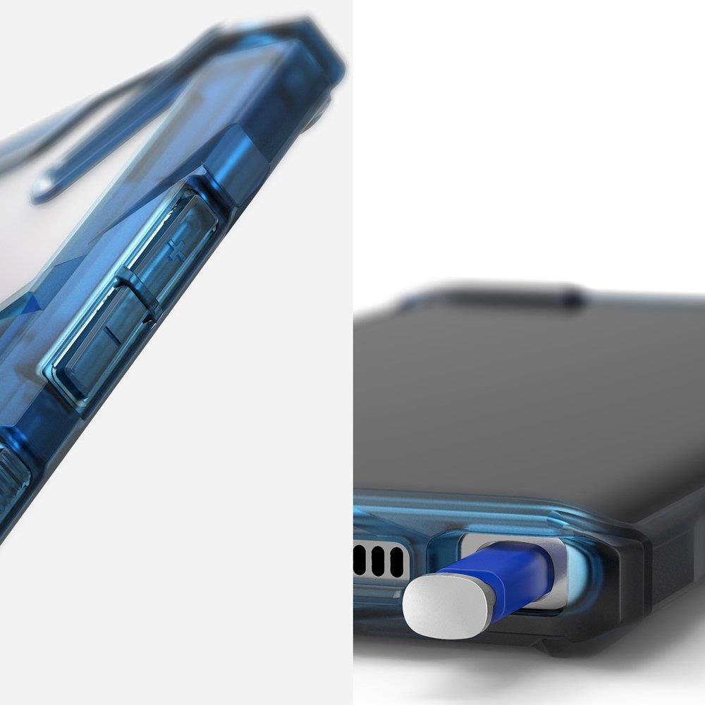 Противоударен Хибриден Калъф за Samsung Note 10 Plus, Ringke Fusion X Case, Черен (5)
