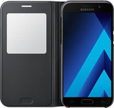 Оригинален Активен Калъф за Samsung A5 2017 S-View Book Case Ef-Ca520pbe, Черен (3)