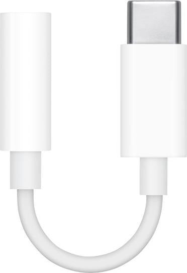 Оригинален Аудио Преход/Адаптер за iPad и MacBook, Apple USB-C to Aux 3.5mm MU7E2ZM/A, Бял (2)