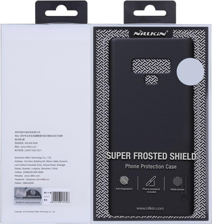 Калъф с Поставка за Samsung Note 10, Nillkin Super Frosted Case, Черен (9)