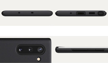 Калъф с Поставка за Samsung Note 10, Nillkin Super Frosted Case, Черен (7)