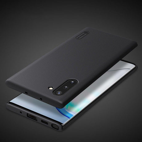 Калъф с Поставка за Samsung Note 10, Nillkin Super Frosted Case, Черен (2)