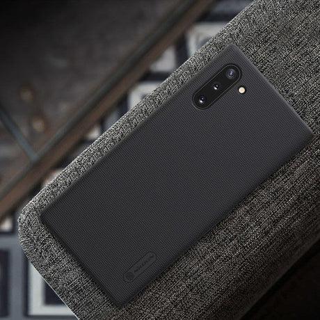 Калъф с Поставка за Samsung Note 10, Nillkin Super Frosted Case, Черен (8)