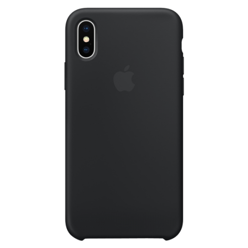 Оригинален Силиконов Калъф за Apple iPhone X/XS, Silicone Case MQT12FE/A, Черен (2)