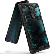 Противоударен Хибриден Калъф за Xiaomi Redmi Note 8 Pro, Ringke Fusion X Camouflage Case, Черен
