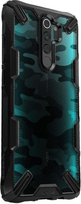 Противоударен Хибриден Калъф за Xiaomi Redmi Note 8 Pro, Ringke Fusion X Camouflage Case, Черен (5)