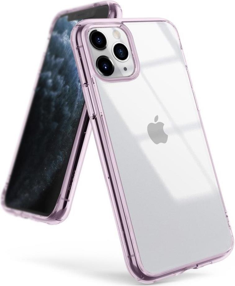 Противоударен Хибриден Калъф за iPhone 11 Pro Max, Ringke Fusion Case, Лилав