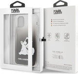 Луксозен Калъф за iPhone 11, Karl Lagerfeld Choupette Fun Case, Черен (6)