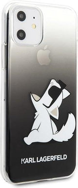 Луксозен Калъф за iPhone 11, Karl Lagerfeld Choupette Fun Case, Черен (2)