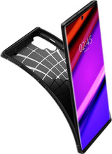 Противоударен Силиконов Калъф за Samsung Note 10 Plus, Spigen Rugged Armor Case, Черен (3)