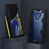 Противоударен Хибриден Калъф за Samsung Note 9, Ringke Fusion X Case, Черен (7)