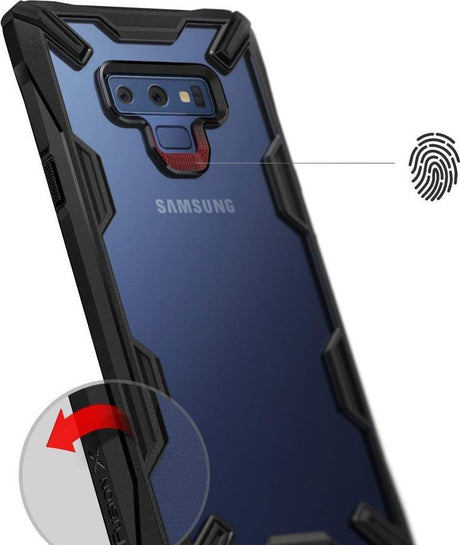 Противоударен Хибриден Калъф за Samsung Note 9, Ringke Fusion X Case, Черен (2)