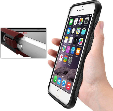 Противоударен Силиконов Калъф за iPhone SE 2020 8/7, Ringke Onyx Case, Черен (2)