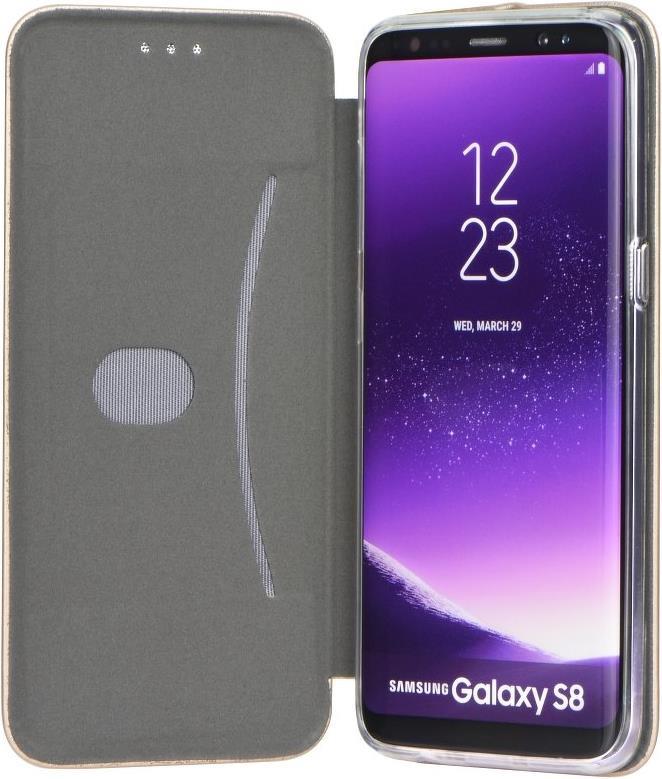 Кожен Калъф за Samsung S20 Plus, Forcell Elegance Book Case, Златист (3)