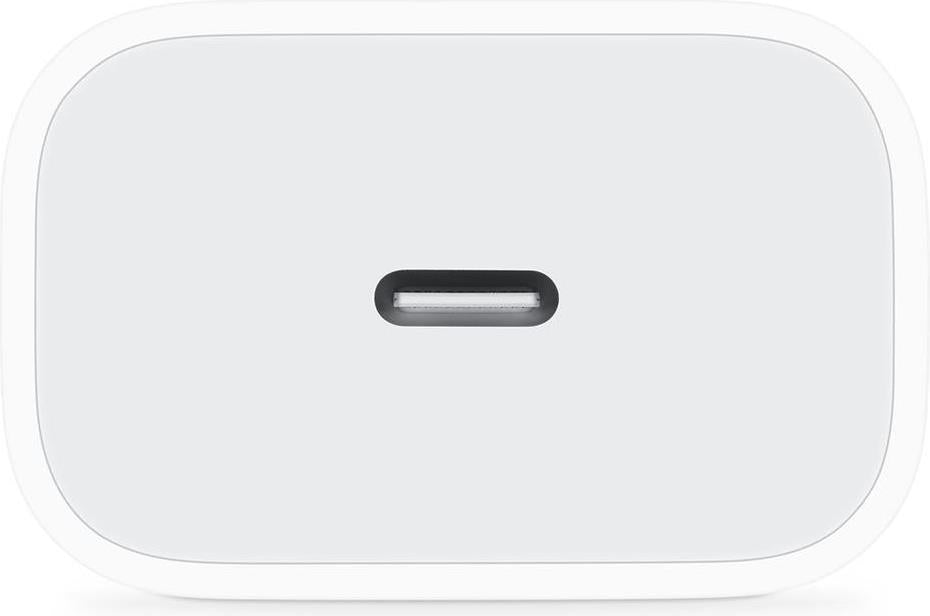 Бързо Зарядно за iPhone и iPad, Apple 220v Power Delivery Charger 18w, Бял (Bulk) (2)