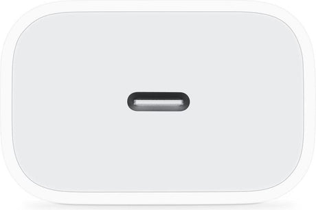 Бързо Зарядно за iPhone и iPad, Apple 220v Power Delivery Charger 18w, Бял (Bulk) (2)
