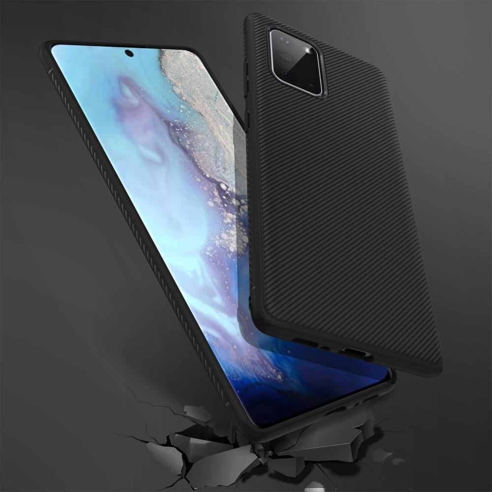Силиконов Калъф за Samsung S20, Twill Case, Черен (4)