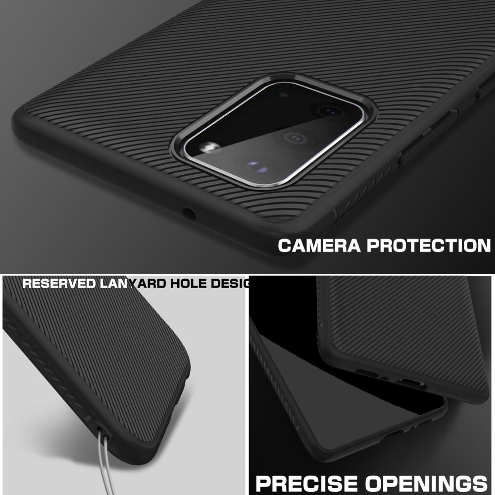 Силиконов Калъф за Samsung S20, Twill Case, Черен (7)