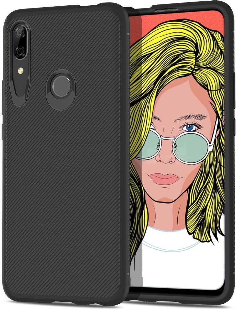 Силиконов Калъф за Huawei P Smart Z, Twill Case, Черен