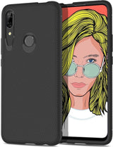 Силиконов Калъф за Huawei P Smart Z, Twill Case, Черен