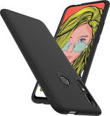 Силиконов Калъф за Huawei P Smart Z, Twill Case, Черен (2)