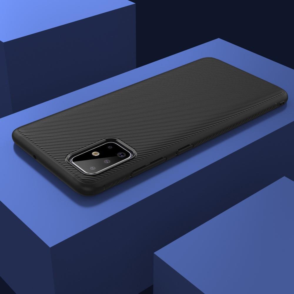 Силиконов Калъф за Samsung A71, Twill Case, Черен (4)