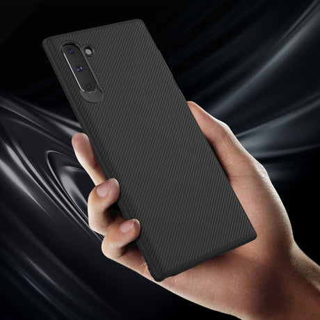 Силиконов Калъф за Samsung Note 10, Twill Case, Черен (3)