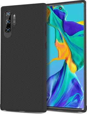 Силиконов Калъф за Samsung Note 10 Plus, Twill Case, Черен