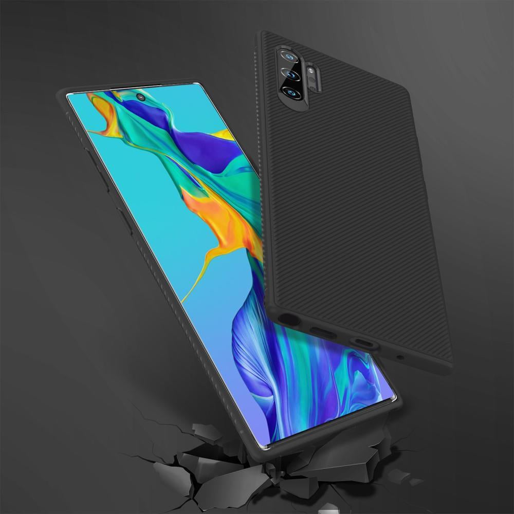 Силиконов Калъф за Samsung Note 10 Plus, Twill Case, Черен (4)