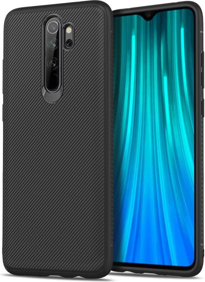 Силиконов Калъф за Xiaomi Redmi Note 8 Pro, Twill Case, Черен