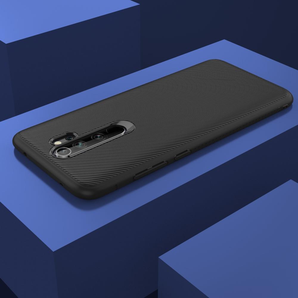 Силиконов Калъф за Xiaomi Redmi Note 8 Pro, Twill Case, Черен (6)