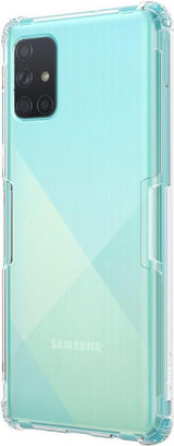 Противоударен Силиконов Калъф за Samsung A71, Nillkin Shockproof Case, Прозрачен