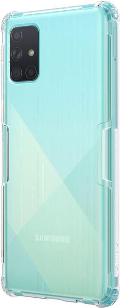 Противоударен Силиконов Калъф за Samsung A51, Nillkin Shockproof Case, Прозрачен