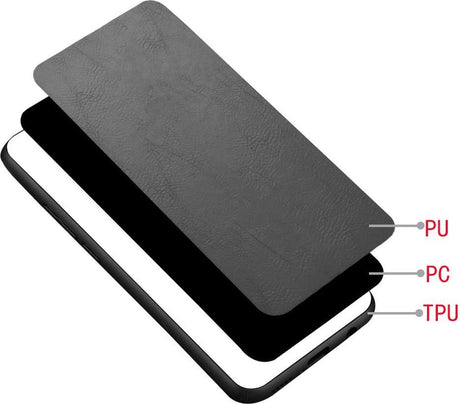 Кожен Калъф за Huawei P Smart Pro 2019, Leather Case, Черен (5)