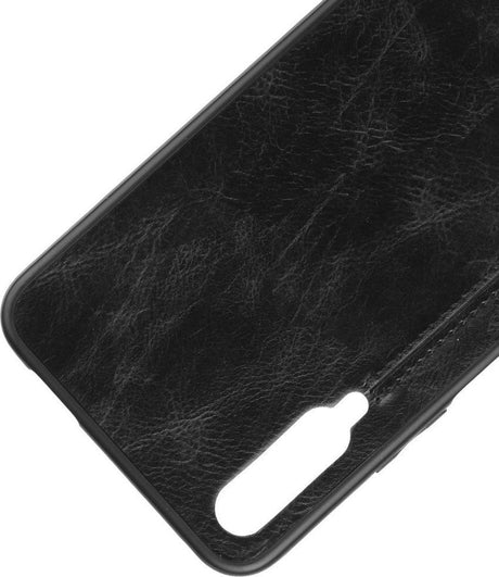 Кожен Калъф за Huawei P Smart Pro 2019, Leather Case, Черен (4)