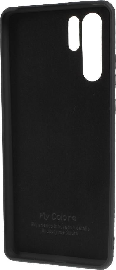 Силиконов Калъф за Huawei P30 Pro, Liquid Soft Case, Черен (3)