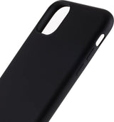 Силиконов Калъф за iPhone 11, Liquid Soft Case, Черен (6)