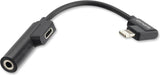 Аудио Адаптер за iPhone и iPad, 4Smarts Soundsplit Lightning & AUX 3.5 mm, Черен (2)