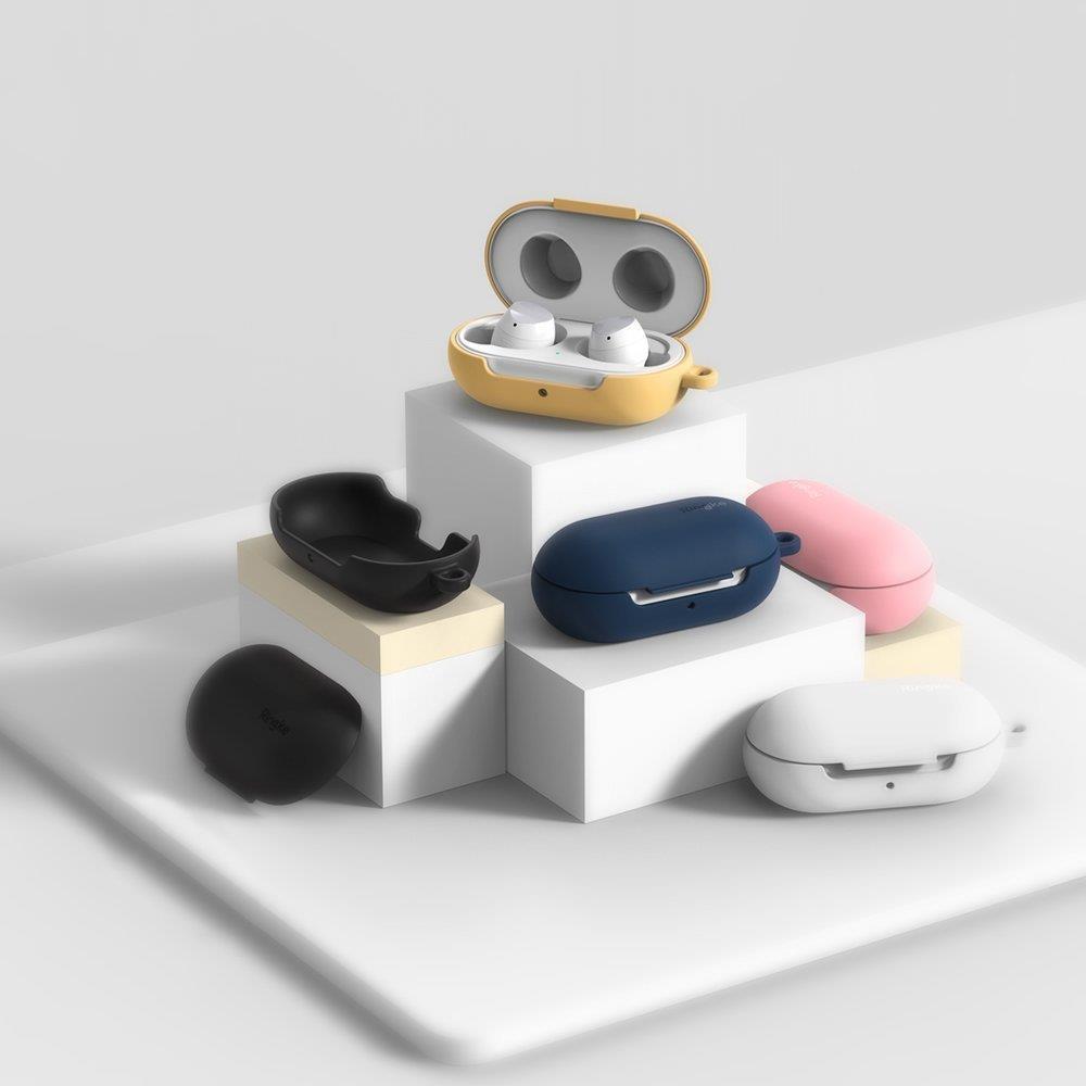 Калъф за Слушалки за Samsung Galaxy Buds, Ringke Silicone Case, Черен (3)