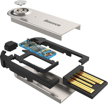 Безжичен Аудио Приемник с Aux Jack 3.5mm, Baseus Bluetooth Recevier, Черен (5)