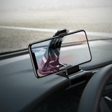 Стойка за Навигация и Смартфон за Кола, Baseus Holder Clip Dashboard, Черен (3)