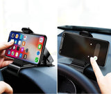 Стойка за Навигация и Смартфон за Кола, Baseus Holder Clip Dashboard, Черен