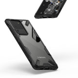 Противоударен Хибриден Калъф за Samsung S20 Ultra, Ringke Fusion X Case, Черен (3)