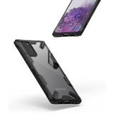 Противоударен Хибриден Калъф за Samsung S20 Plus, Ringke Fusion X Case, Черен (5)