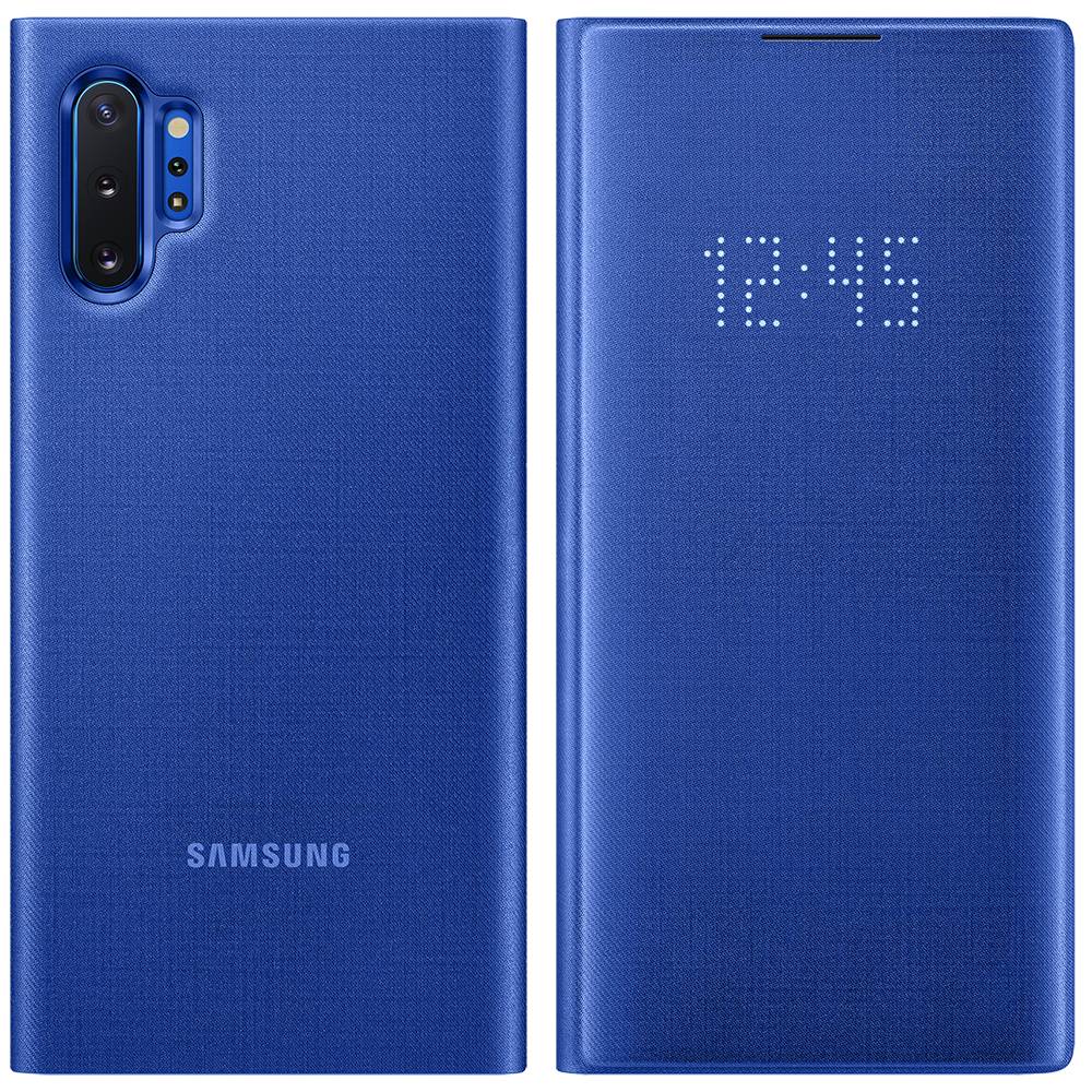 Оригинален Активен Калъф за Samsung Note 10 Plus Led View Cover Book Case Ef-Nn975ple, Син