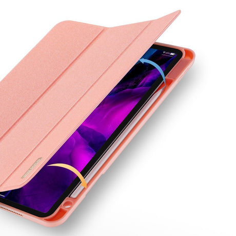 Калъф с Pen Поставка за iPad Pro 12.9" 2022-2018/ Air 13, Dux Ducis Domo Case, Розов (4)